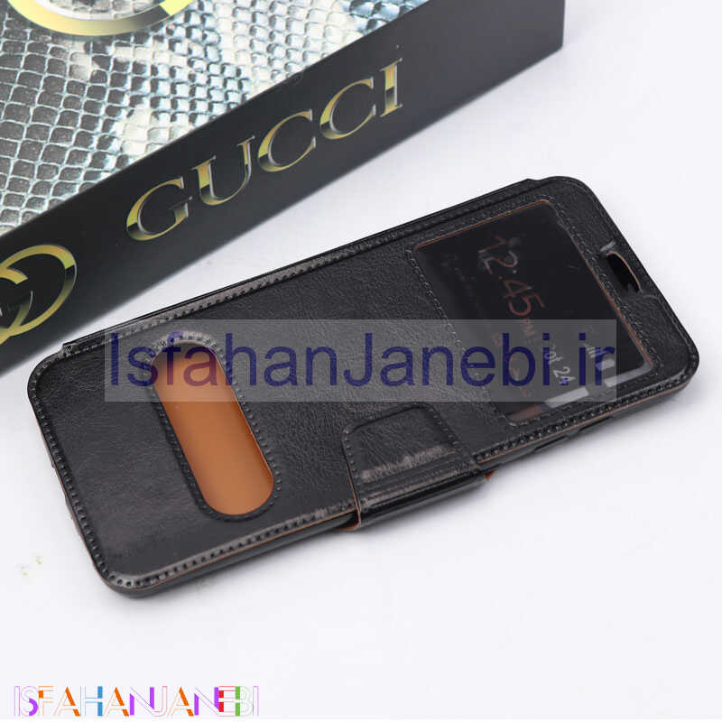 اصفهان جانبی-کیف کلاسوری چرمی Samsung A7 2017 مشکی