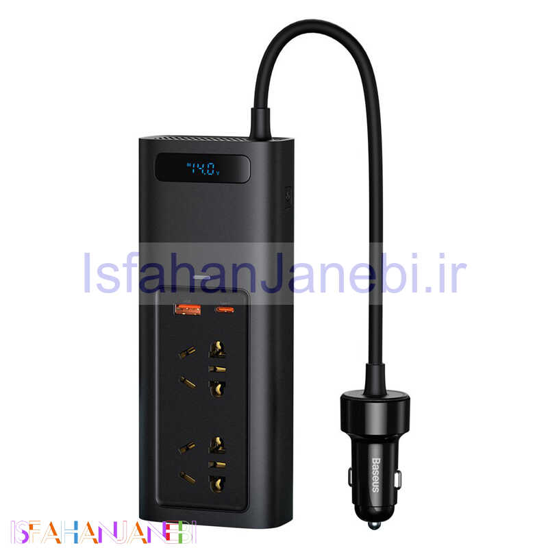 اصفهان جانبی-شارژر فندکی و چند راهی باسئوس Baseus CRNBQ-A01 150W