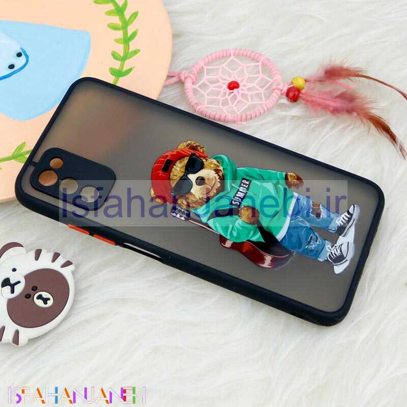 اصفهان جانبی-قاب PC مات محافظ لنزدار طرحدار Samsung Galaxy A03s