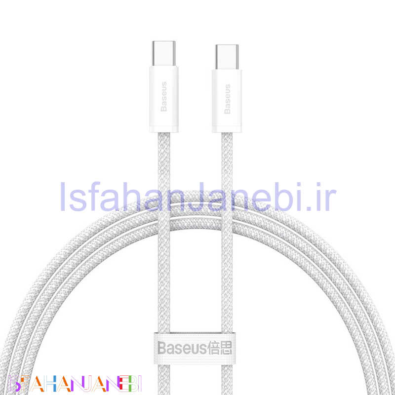 اصفهان جانبی-کابل تبدیل فست شارژ Baseus CALD00030 Type-C to Type-C 5A 100W 2m