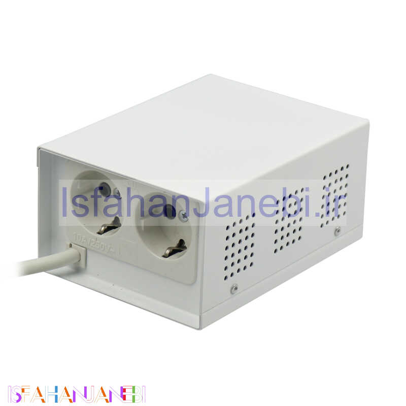 اصفهان جانبی-محافظ برق لباسشویی و ظرف شویی 2 خانه ارت دار سارا P520 با کابل 1٫4 متری