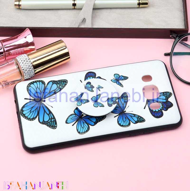 اصفهان جانبی-قاب فانتزی برجسته + پاپ سوکت کد10 سامسونگ J5 2016