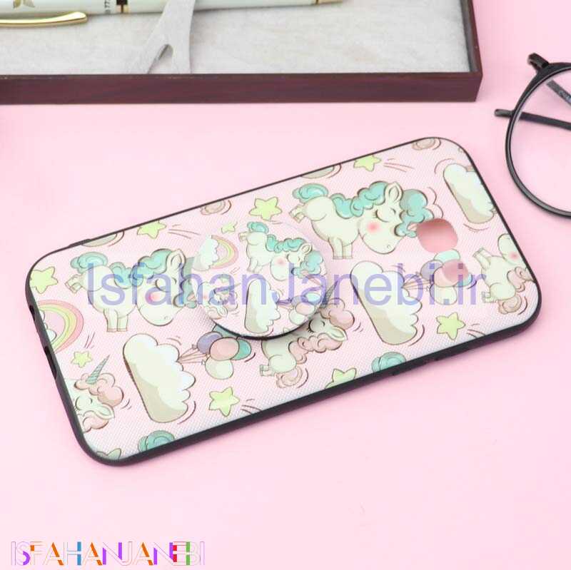 اصفهان جانبی-قاب فانتزی برجسته + پاپ سوکت کد8 سامسونگ A5 2017