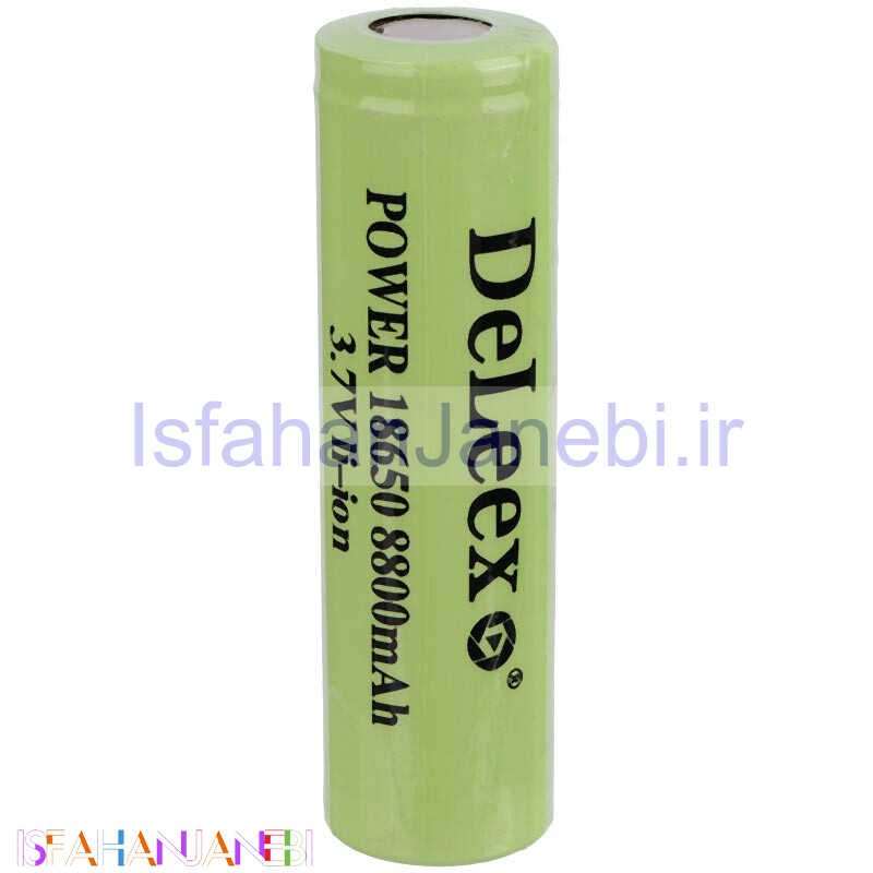 اصفهان جانبی-باتری لیتیوم استوانه ای Deleex 18650 8800mAh
