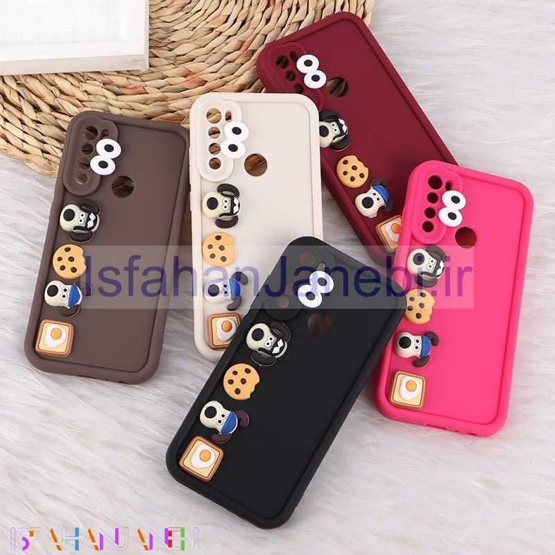 اصفهان جانبی-قاب سولید شیائومی Redmi Note 8 عروسک برجسته محافظ لنزدار