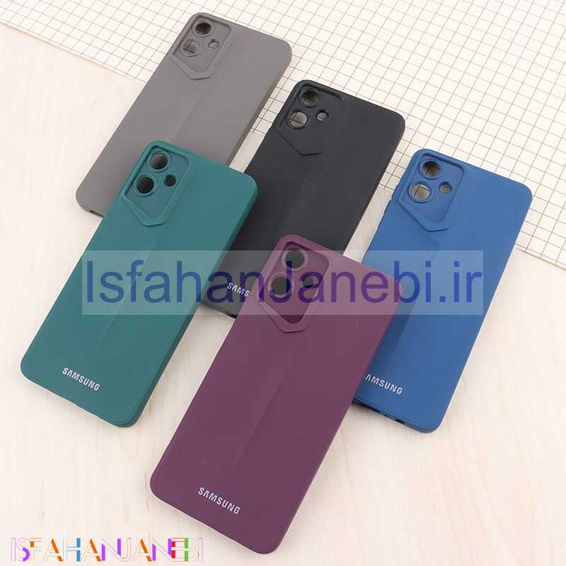 اصفهان جانبی-قاب ژله ای پورش دیزاین سامسونگ Galaxy A06 لوگو دار محافظ لنزدار