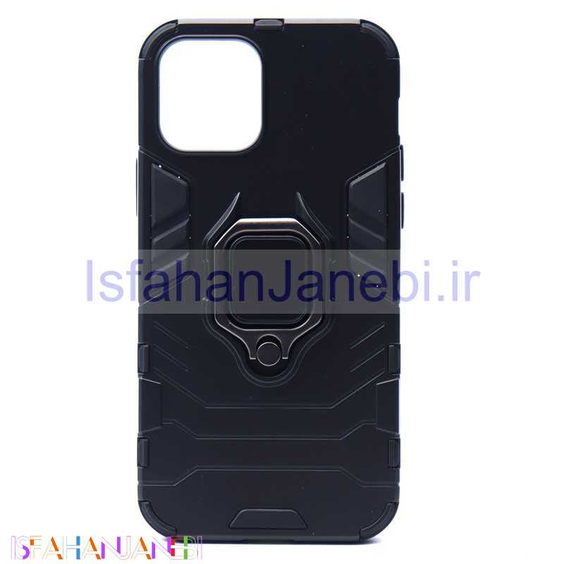اصفهان جانبی-قاب ضد ضربه هولدر دار Keysion آیفون iPhone 12/12 Pro مشکی