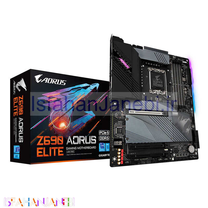 اصفهان جانبی-مادربرد گیگابایت Z690 AORUS ELITE rev 1.0 DDR5