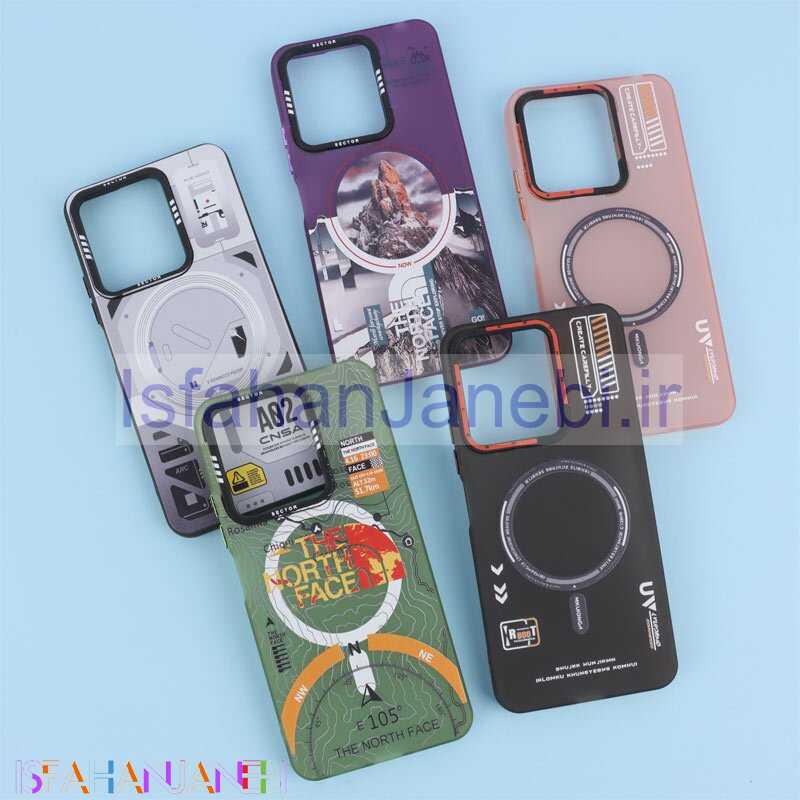 اصفهان جانبی-قاب فانتزی Sector طرح دار Xiaomi Redmi 13C / Poco C65