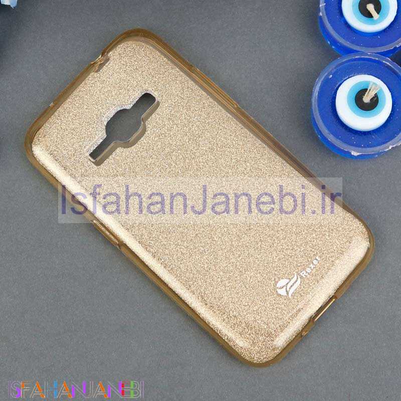 اصفهان جانبی-قاب ژله ای اکلیلی REXER Samsung Galaxy J1 2016 طلایی