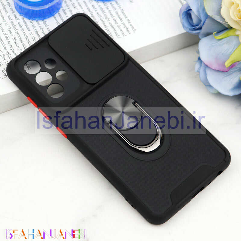 اصفهان جانبی-قاب ضد ضربه محافظ لنزدار کشویی هولدر دار بتمن کلاسیک Samsung Galaxy A52 / A52s