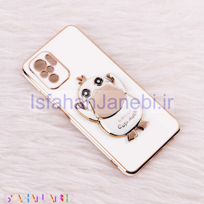 اصفهان جانبی-قاب My Case استند Cute Duck محافظ لنزدار Xiaomi Redmi Note 10 4G / Poco M5s