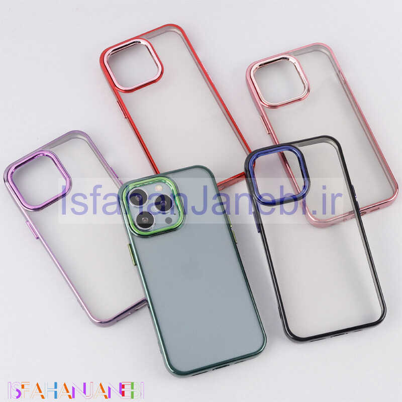 اصفهان جانبی-قاب شفاف متال ایرون ژله ای iPhone 13 Pro