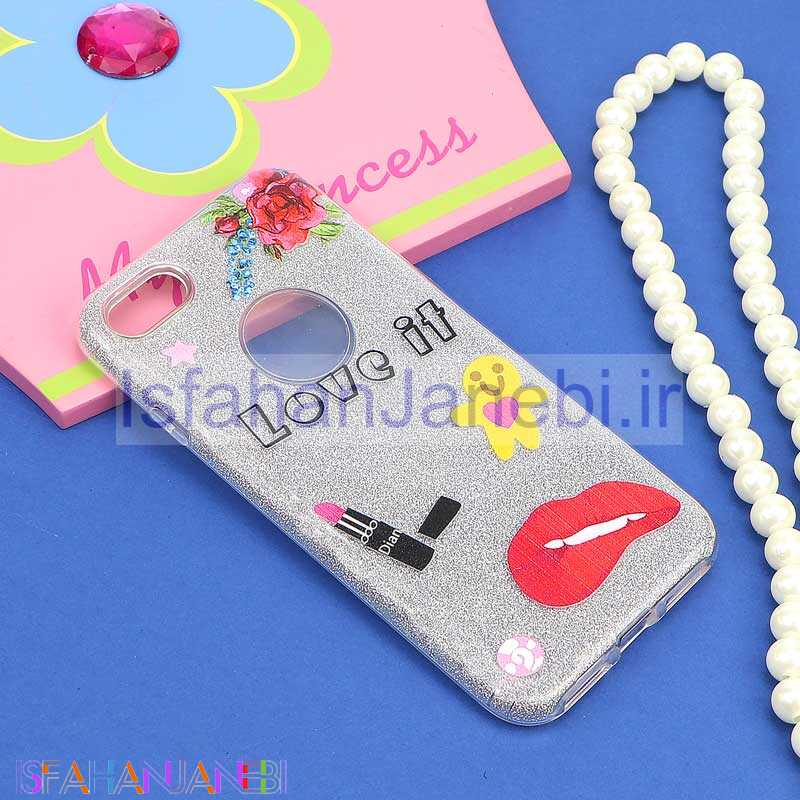 اصفهان جانبی-قاب اکلیلی فانتزی نقره ای iPhone 7/8 کد2