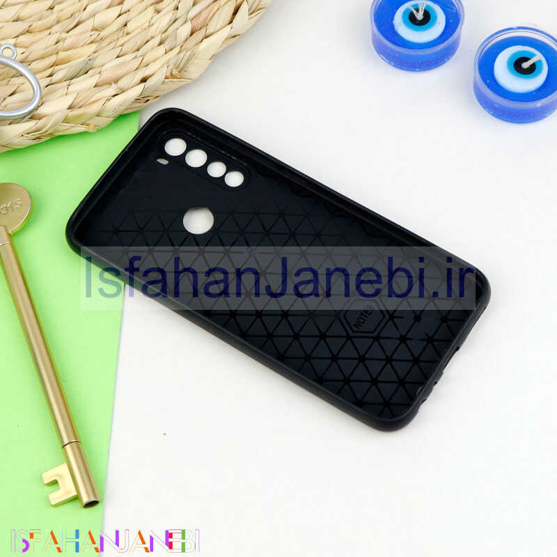 اصفهان جانبی-قاب محافظ لنزدار چرمی لاکچری Xiaomi Redmi Note 8