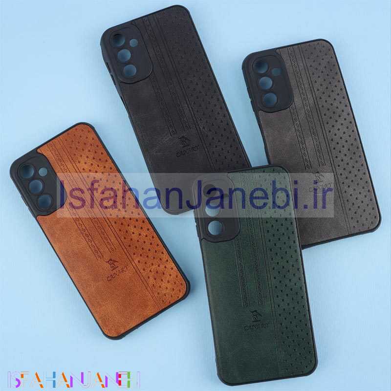 اصفهان جانبی-قاب چرمی Canary سامسونگ Galaxy A14 4G / A14 5G محافظ لنزدار