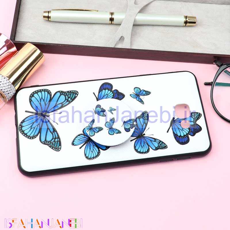 اصفهان جانبی-قاب فانتزی برجسته + پاپ سوکت کد10 سامسونگ J7 Prime