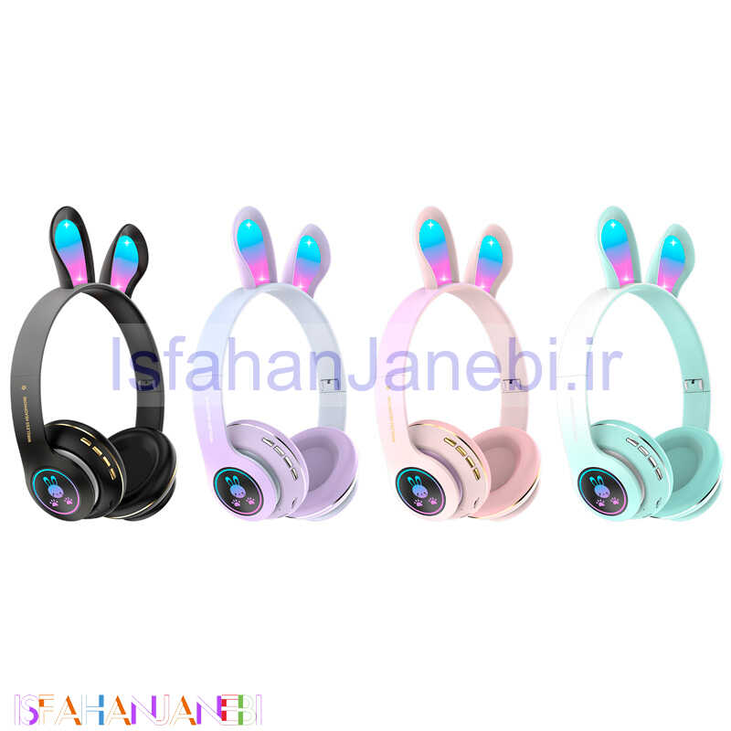 اصفهان جانبی-هدفون بلوتوثی رم خور PM-08 Rabbit Ear