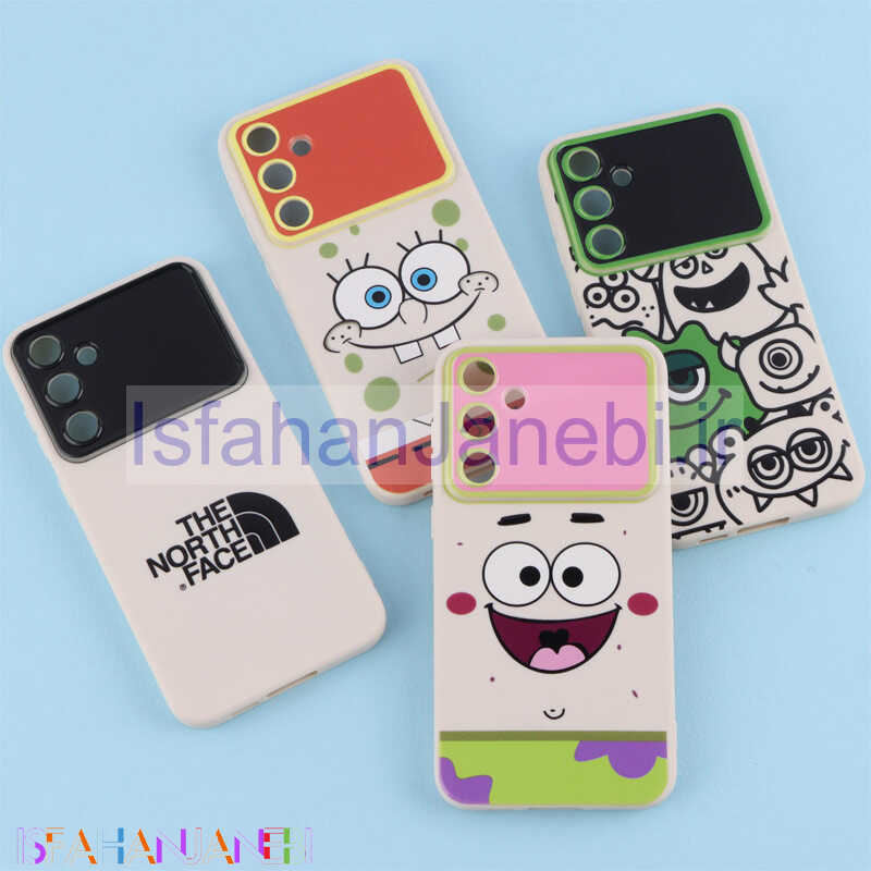 اصفهان جانبی-قاب TPU طرح دار رنگی محافظ لنزدار Samsung Galaxy S23 FE 5G