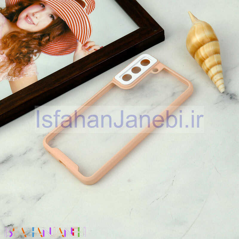 اصفهان جانبی-قاب ضد ضربه پشت شفاف Qsels محافظ لنزدار Samsung Galaxy S22 Plus