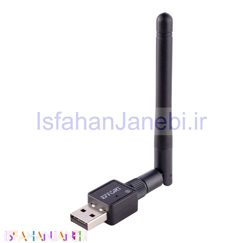اصفهان جانبی-کارت شبکه بی سیم آنتن دار Effort EF-300B 300Mbps