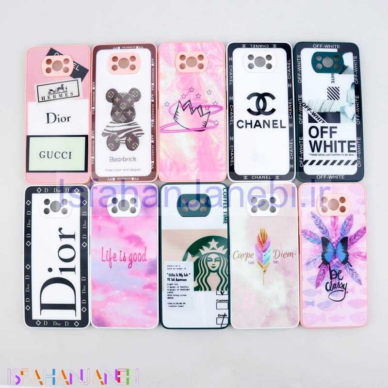 اصفهان جانبی-قاب محافظ لنزدار لیزری طرحدار Xiaomi Poco X3