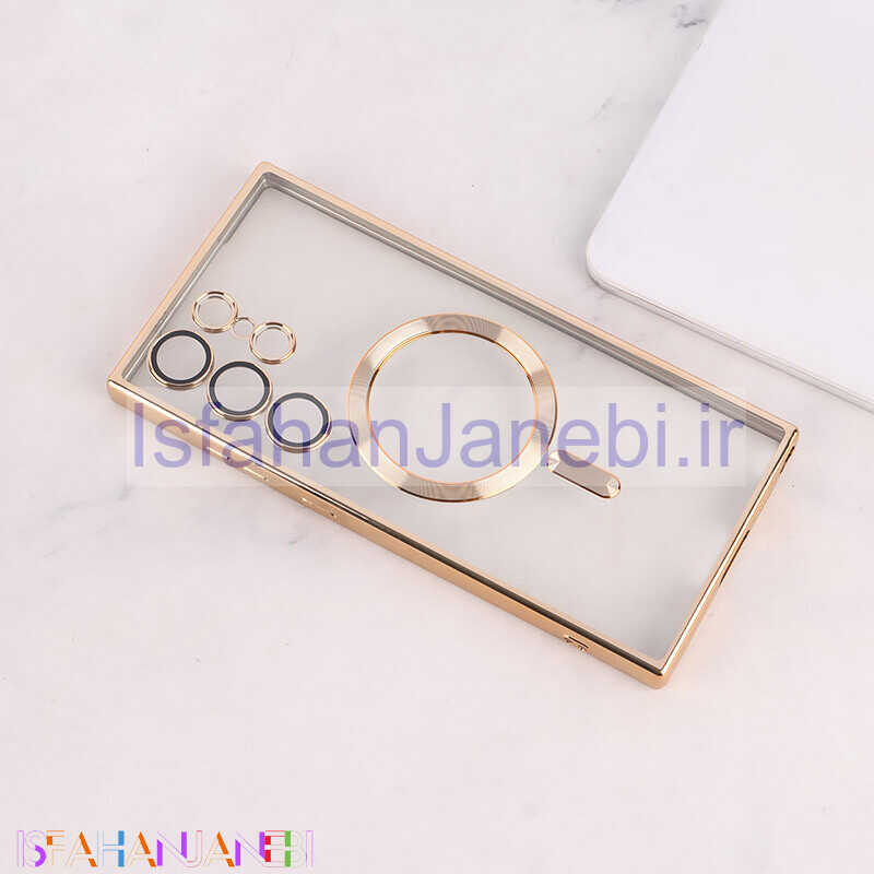 اصفهان جانبی-قاب ژله ای مگ سیف Q Series سامسونگ Galaxy S23 Ultra محافظ لنزدار