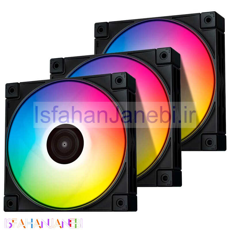اصفهان جانبی-فن کیس دیپ کول DeepCool FC120 ARGB Black 12*12 بسته 3 عددی