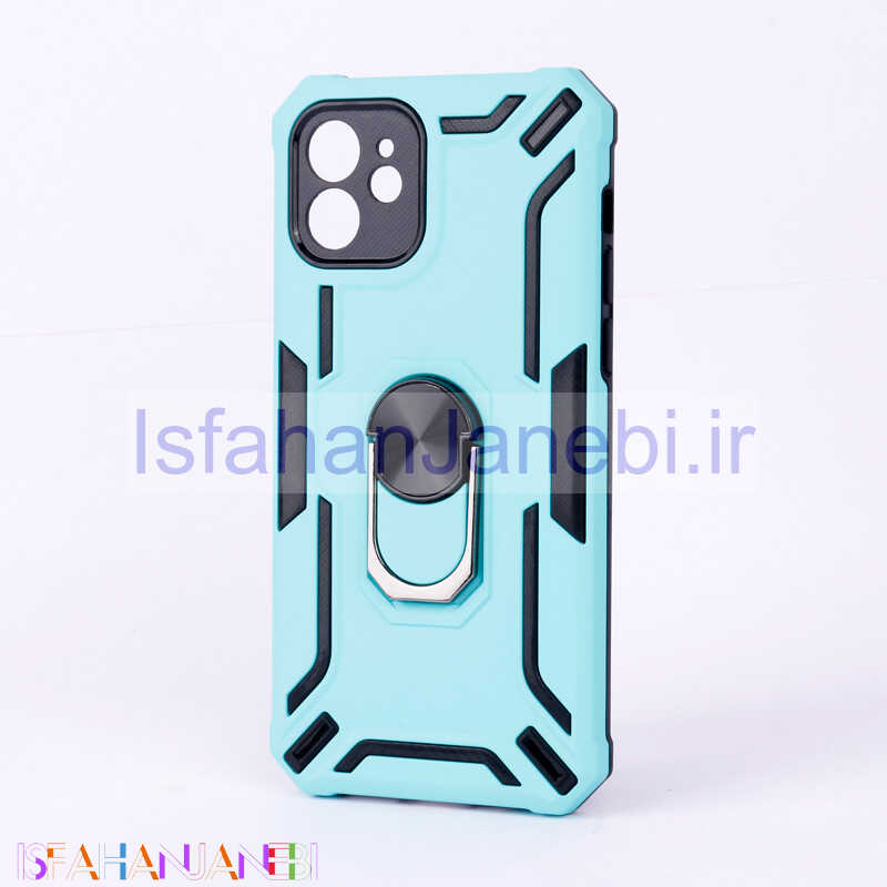 اصفهان جانبی-قاب ضد ضربه محافظ لنز دار هولدر دار بتمن iPhone 12 سری A