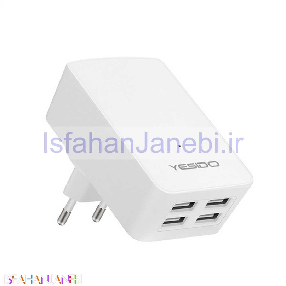 اصفهان جانبی-شارژر دیواری Yesido YC04 4.8A