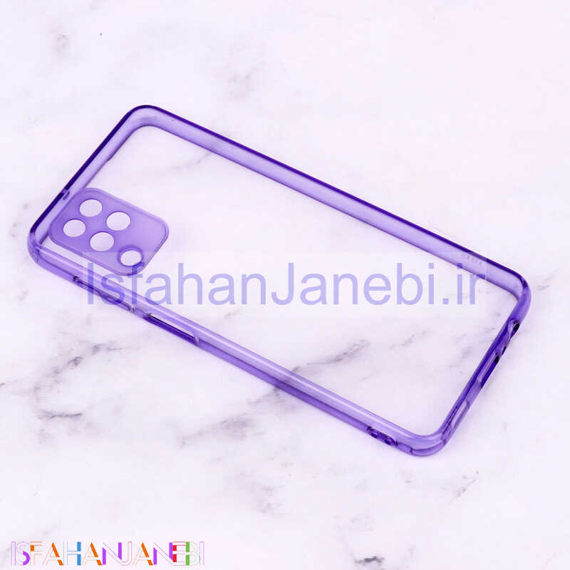 اصفهان جانبی-قاب اکریلیک دور رنگی محافظ لنزدار Samsung Galaxy A12
