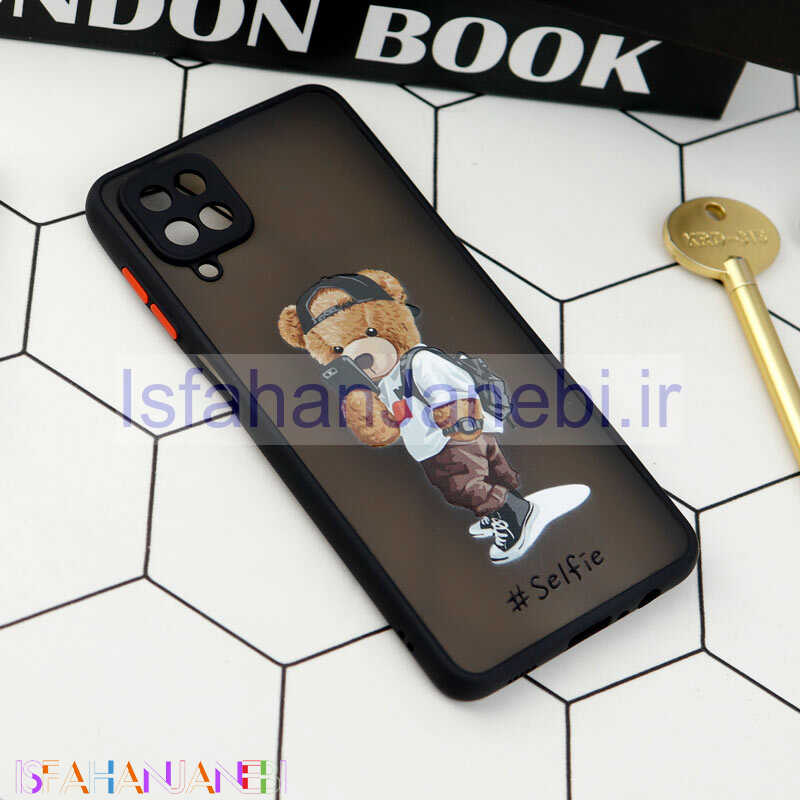 اصفهان جانبی-قاب PC مات محافظ لنزدار طرحدار Samsung Galaxy A12