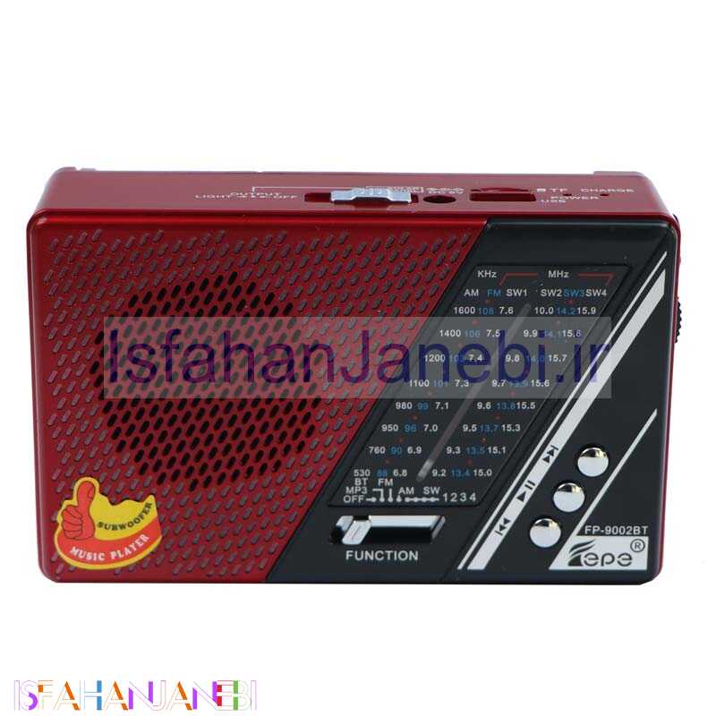 اصفهان جانبی-رادیو اسپیکر بلوتوثی رم و فلش خور Fepe FP-9002BT