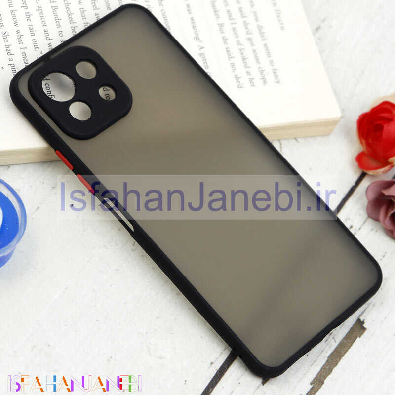 اصفهان جانبی-قاب PC مات محافظ لنز دار Xiaomi Mi 11 Lite