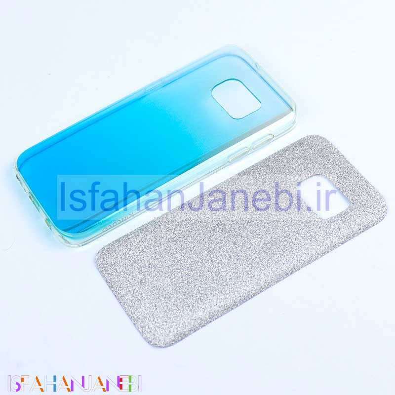 اصفهان جانبی-قاب ژله ای اکلیلی دو رنگ Samsung S7 کد3