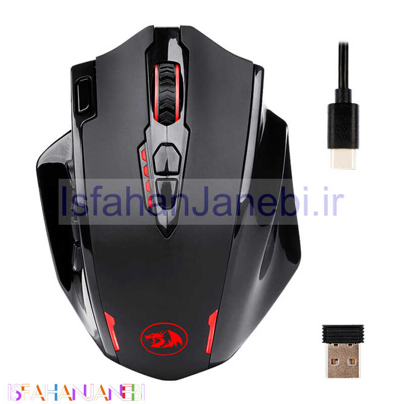 اصفهان جانبی-موس بی سیم گیمینگ Redragon Impact Elite M913