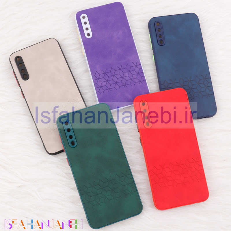 اصفهان جانبی-قاب چرمی طرحدار Smartphone محافظ لنزدار Samsung Galaxy A50 / A50s / A30s