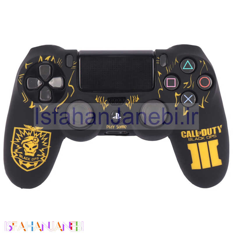اصفهان جانبی-روکش دسته بازی PS4 طرح Call of duty Black Ops 3 مشکی زرد