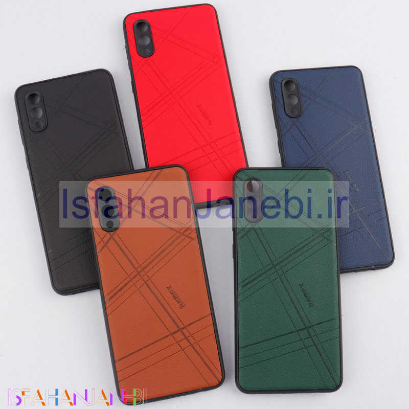 اصفهان جانبی-قاب چرمی Remax سامسونگ Galaxy A02 / M02 محافظ لنزدار