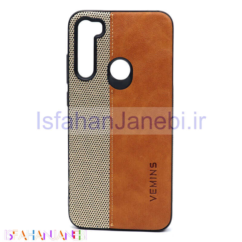 اصفهان جانبی-قاب چرمی VEMINS شیائومی Redmi Note 8