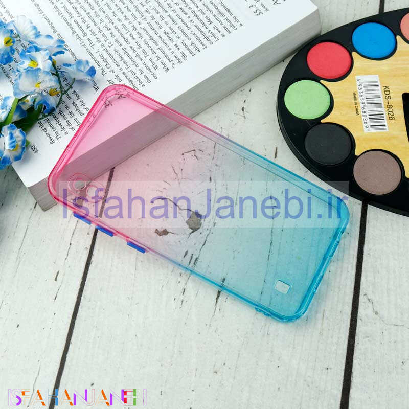 اصفهان جانبی-قاب آبرنگی دور رنگی محافظ لنزدار Samsung Galaxy A10
