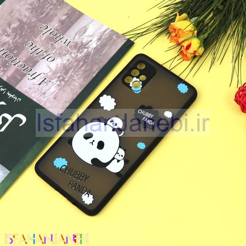 اصفهان جانبی-قاب PC مات محافظ لنزدار طرحدار پاندا Samsung A51