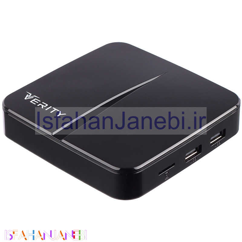 اصفهان جانبی-اندروید باکس Verity V-AB9110 4K + ریموت کنترل