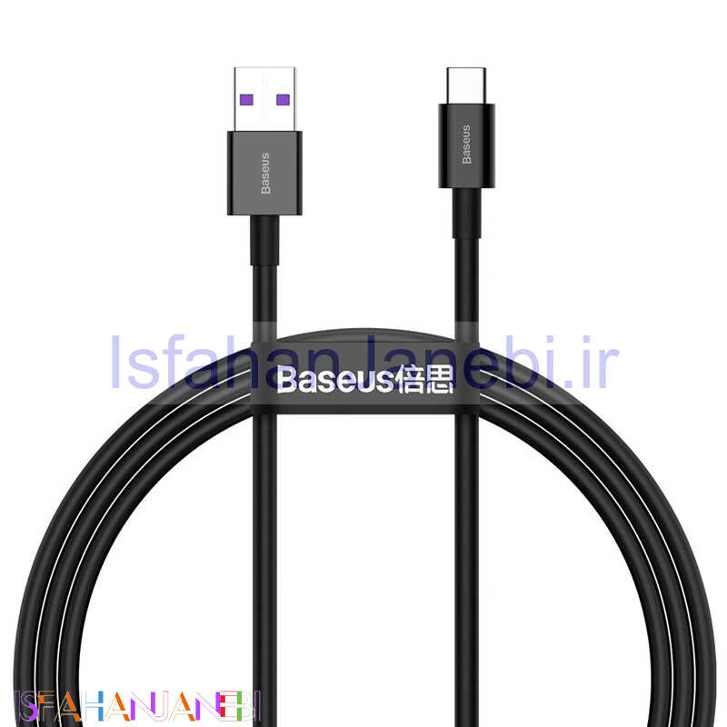 اصفهان جانبی-کابل تایپ سی فست شارژ Baseus Superior Series CATYS 6A 1m