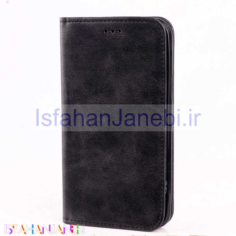 اصفهان جانبی-کیف چرمی مگنتی Samsung Galaxy J7 2015 مشکی
