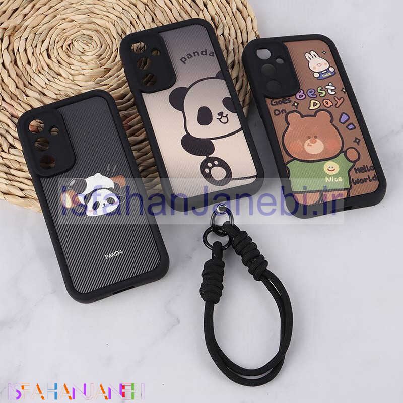 اصفهان جانبی-قاب کبریتی سولید سامسونگ Galaxy S23 FE 5G محافظ لنزدار با بند مچی