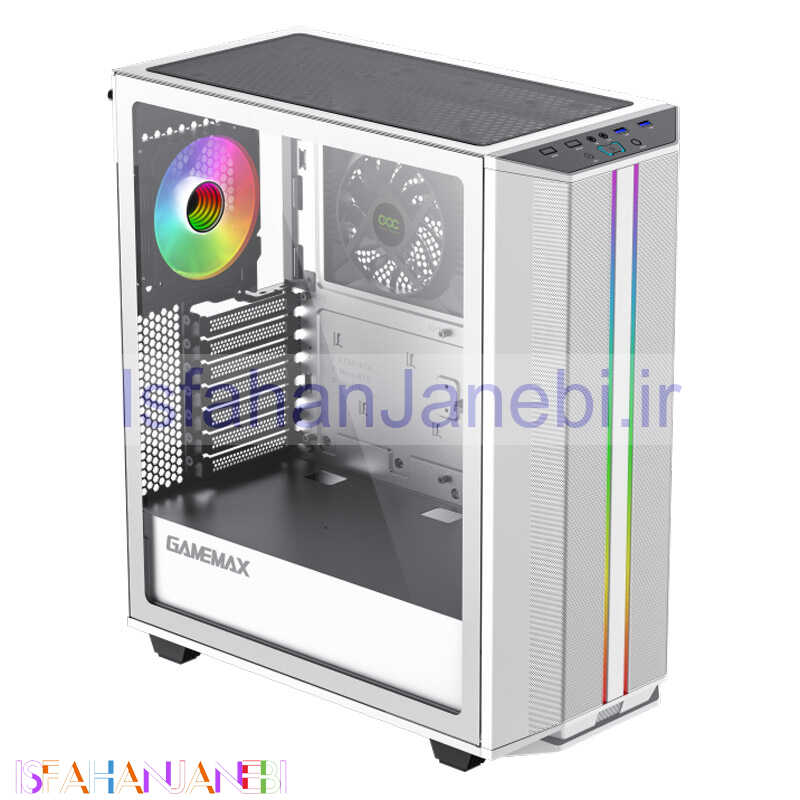 اصفهان جانبی-کیس کامپیوتر گیم مکس GameMax Precision ARGB