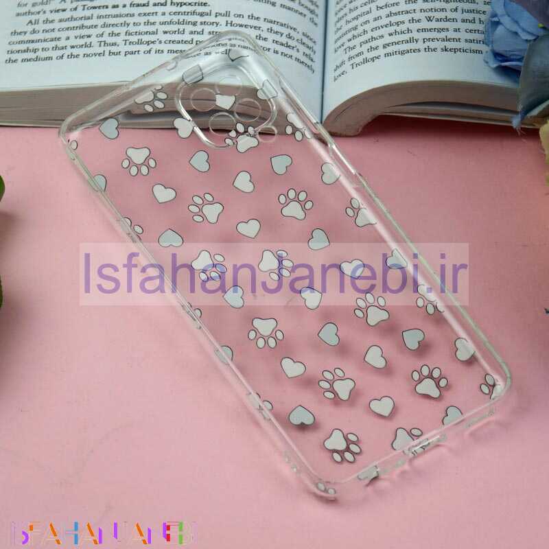 اصفهان جانبی-قاب ژله ای شفاف طرحدار ردپا Samsung Galaxy A12