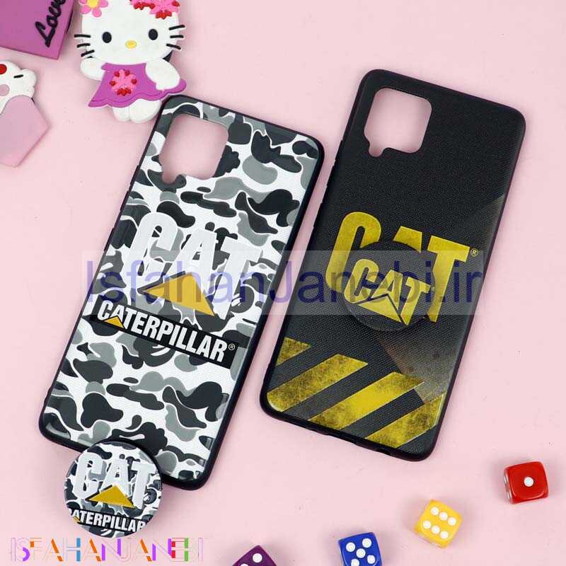 اصفهان جانبی-قاب فانتزی برجسته + پاپ سوکت طرح CAT سامسونگ Samsung Galaxy A42 5G سری D