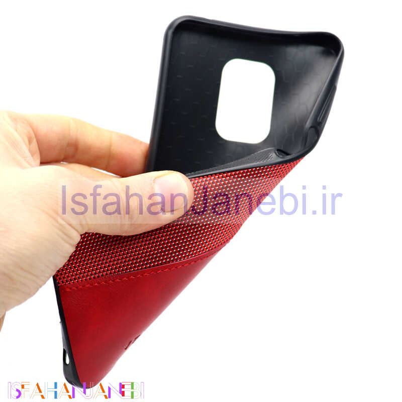 اصفهان جانبی-قاب چرمی VEMINS شیائومی Redmi Note 9s